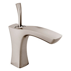 Delta Tesla&reg; Single Hole - Single Handle-4&Prime; plate - Bathroom Sink Faucets