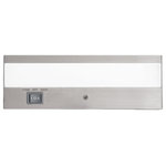 WAC Lighting - Duo 8" ACLED Dual Color Temp-Light Bar, Brushed Aluminum - Duo AC-LED Dual Color Temp Light Bars are a bold and innovative concept for the under cabinet space with a three-way rocker switch that toggles between On/Off, 2700K warm, and 3000K cool color Temps. Duo is free of projected heat, UV, and infrared radiation, great for illuminating heat and color sensitive perishables, apparel, artwork, and collectibles. A built in parabolic reflector creates an edge lit uniform light free of hotspot reflections over kitchen counters in a 1" slim profile that tucks away nicely hidden from plain sight. The space between diffusers is minimized when joining more than 1 light bar together creating a visually seamless line of illumination. Duo Light Bars are line voltage and can be wired directly to 120V romex or BX. Each light bar includes an "I" connector to join more than 1 together with additional cords and accessories for longer runs.