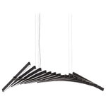George Kovacs Lighting - George Kovacs Lighting P1157-675-L Stake Out - 34" 66W 1 LED Pendant - Chocolate wands of LED light rotate around a central axis in this dynamic LED fixture. Stake Out by George Kovacs can beconfigured flat, angled or into a helix of illumination. Majestic in its proportion, it is an innovative addition for an array of applications.   Contemporary   19  0 Hours  Shade Included: YesStake Out 34" 66W 1 LED Pendant Chocolate Acrylic Glass *UL Approved: YES *Energy Star Qualified: n/a  *ADA Certified: n/a  *Number of Lights: Lamp: 1-*Wattage:66w LED bulb(s) *Bulb Included:Yes *Bulb Type:LED *Finish Type:Chocolate