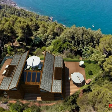 Progettazione Villa Privata in legno e vetrate