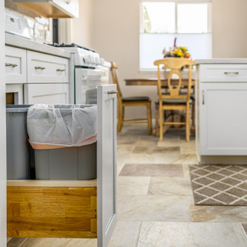 Waypoint Living Spaces Cabinets with Pull Out Trashbin Accessory