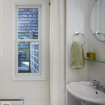 Lovely Beach House Bathroom with New Window - Renewal by Andersen Long Island an