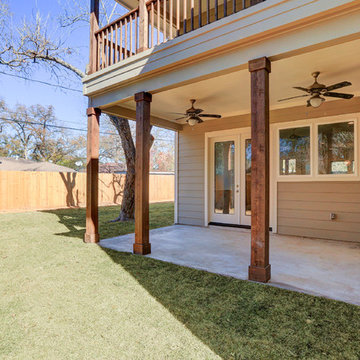Oak Forest New Custom Home-Cheshire- back exterior