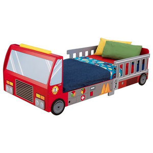 Fire Truck Toddler Car Bed Contemporary Toddler Beds By