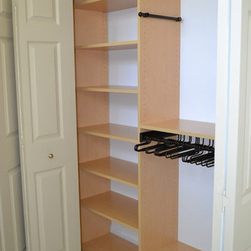 Reach-In Closet with Pants Rack