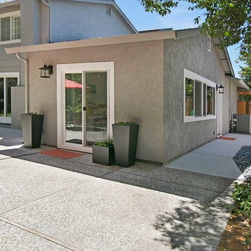 Exterior of San Ramon Art Studio Home Addition
