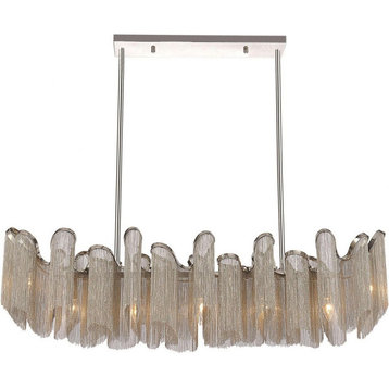 CWI Lighting 5650P47C 7 Light Down Chandelier with Chrome finish