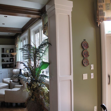 Craftsman Style Family and Dining Rooms