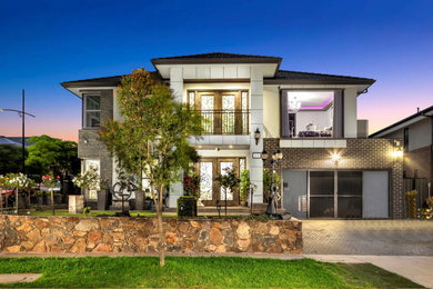 Photo of a modern exterior.