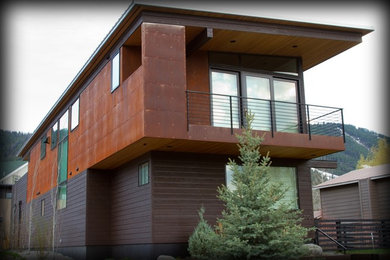 Inspiration for a rustic exterior home remodel in Other