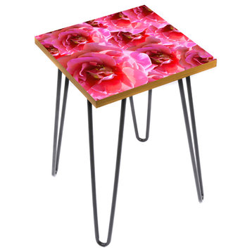 Tickled Pink Side Table, 15"