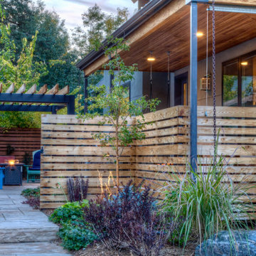 Updated Outdoor Living & Modern Privacy Fence