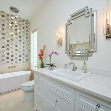luxury transitional bath
