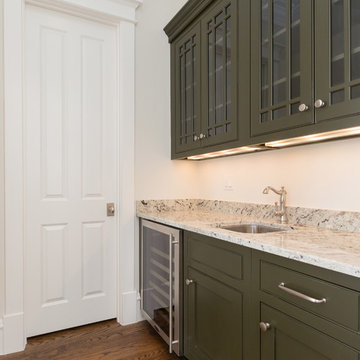 Hutchins Kitchen - Inset Flat Panel w/ Custom Paint