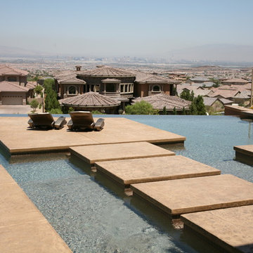 Negative Edge & Perimeter Overflow Pools in Las Vegas, Poolscapes LLC