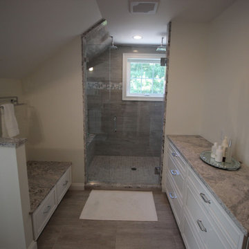 White Bathroom Remodel