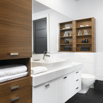 Bathroom storage and sink