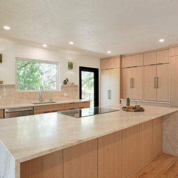 Flora Lane - Natural Oak Modern Kitchen