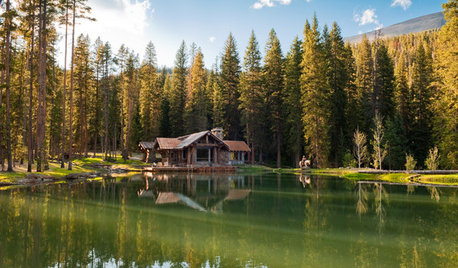 Houzz Tour: Rustic Cabin With Dive-In Pond