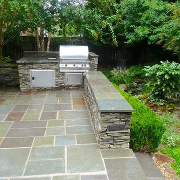 PATIO WITH GRILL STATION