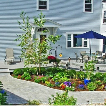 This outdoor oasis in Waltham, MA is the cat's meow!