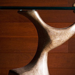 Strong Arm Pedestal Bronze - Sculptures