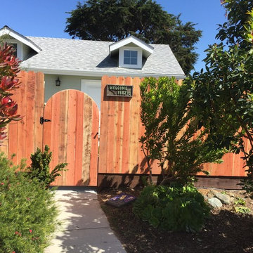 Small fence and gate demo/install