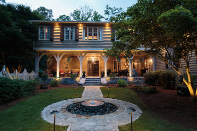 Inspiration for a craftsman exterior home remodel in Atlanta