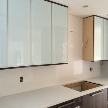 White Quartz Kitchen Countertops
