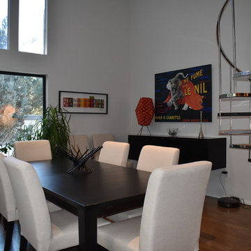 Mid-Century Modern Kitchen, Dining Room, Bar