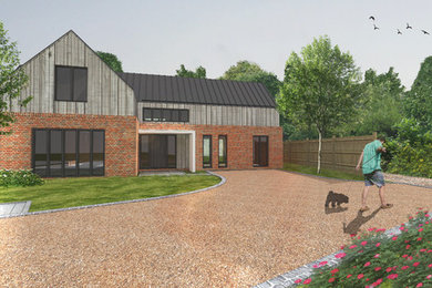 This is an example of a contemporary home in Cambridgeshire.
