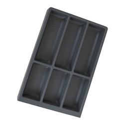 Agoform Separado 550/30 Cutlery Insert in Slate Grey - Cutlery Storage