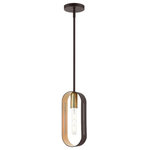 Livex Lighting - Livex Lighting 45761-07 Rave, 1 Light Pendant - Inspired by Scandivian design, the Rave collectionRave 1 Light Pendant Bronze/Antique BrassUL: Suitable for damp locations Energy Star Qualified: n/a ADA Certified: n/a  *Number of Lights: 1-*Wattage:60w Medium Base bulb(s) *Bulb Included:No *Bulb Type:Medium Base *Finish Type:Bronze/Antique Brass