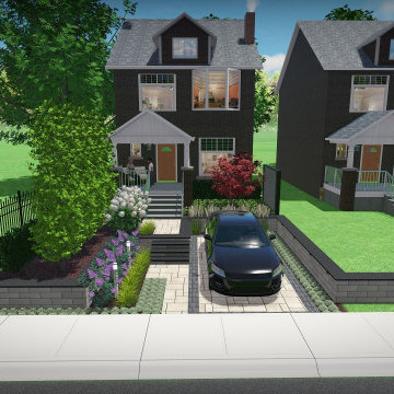 Central Toronto Front Yard Parking Pad