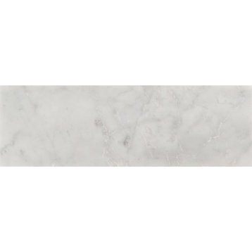 MSI T412H 4" x 12" Rectangle Floor and Wall Tile - Honed Visual - - Carrara