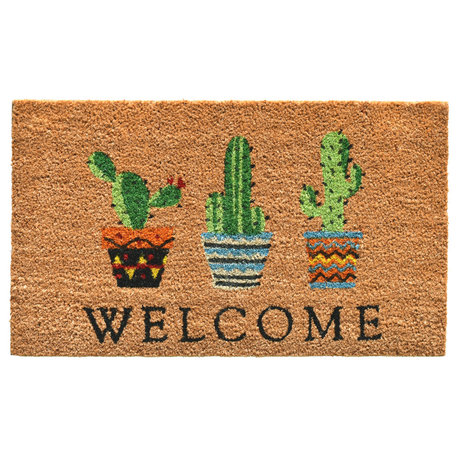 Cactus Welcome Doormat, 24x36