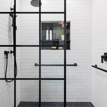 Oakland Lower Hills Transitional French Noir Bath