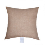 StyleCraft - Dann Foley Cushion Zebra Stripe White- Jute - Take a comfortable approach to styling your home with the StyleCraft Dann Foley jute and cotton canvas and fabric cushion. This soft and stylish pillow is an excellent decoration for your living room, bedroom or finished basement space.
