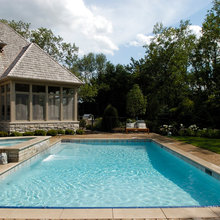 Pool + water feature