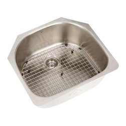 Vigo - Vigo Kitchen Sinks. All-in-One Undermount Stainless Steel 23.5x21x9.25 0-Hole Si - Kitchen Sinks