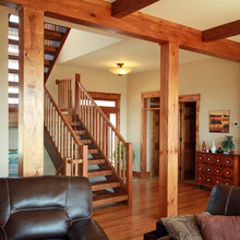 post and beam interior features