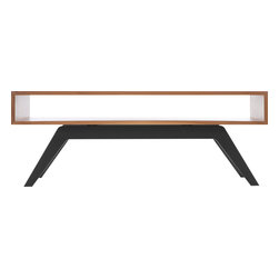 Eastvold Furniture - Elko Coffee Table, Walnut - Coffee Tables