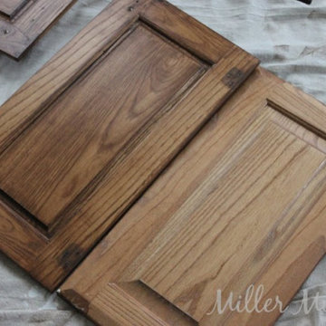 How to Gel Stain Cabinets