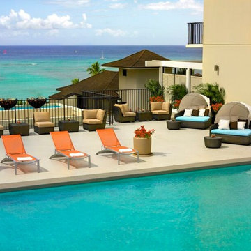Great Bowl O' Fire 37 inch Sculptural Firebowl™, Waikiki Parc Hotel, Honolulu, H