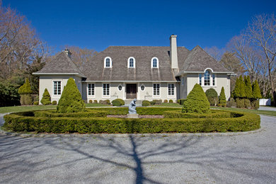 Traditional exterior home idea in New York