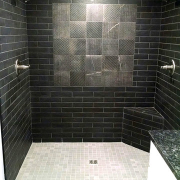 New Contemporary Basement Bathroom