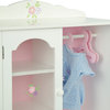 Olivia'S Little Princess 18" Doll Furniture Fancy Closet With 3 Hangers