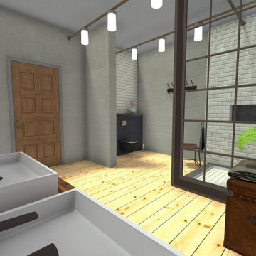 Industrial Bathroom Style