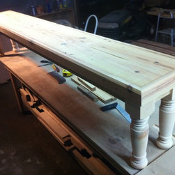Rustic Dinning Table & Benches - Dining Benches