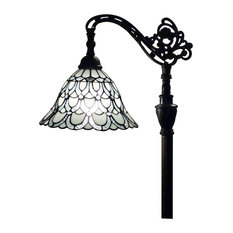 Amora Lighting AM107FL11 1 Light 62" Tall Gooseneck Floor Lamp - Dark Brown